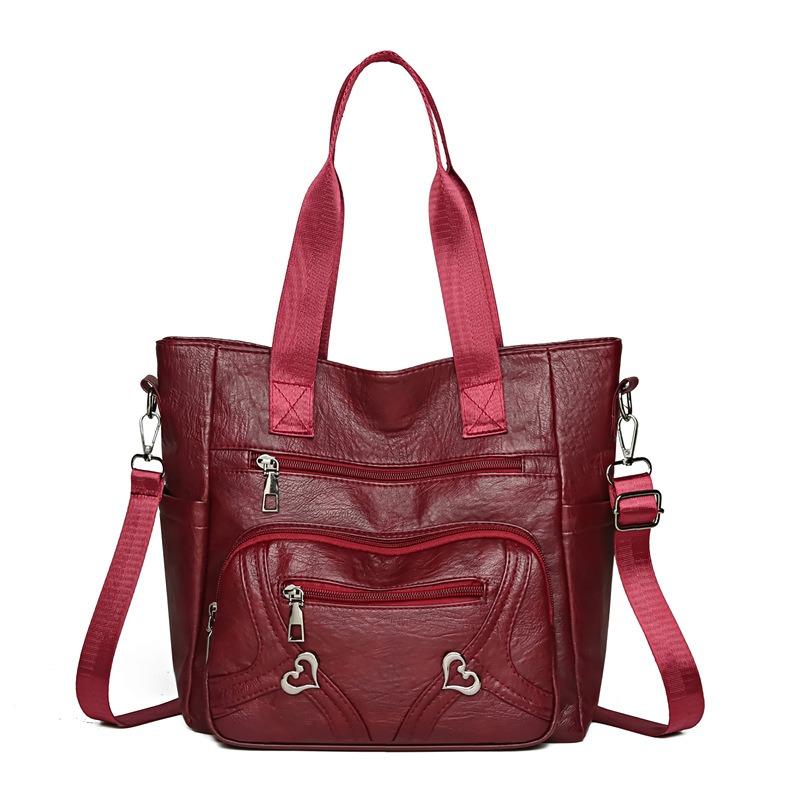 Женская новая простая сумка-мессенджер для поездок на работу, портативная сумка через плечо большой вместимости