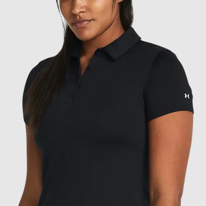 Under Armour Polo Shirt Women's Black (Unisex) Polo Shirts 1383612 001