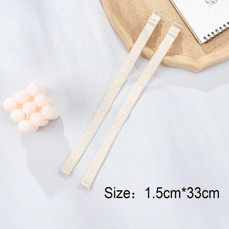 Сексуальные женские нескользящие бретели для бюстгальтера, аксессуары для женских бюстгальтеров, невидимые эластичные бретельки для бюстгальтера с двойными плечами