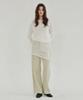 LOSSYROW Mellow Wrap Knit Set White