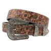 Ремень с принтом в стиле панк-хип-хоп со стразами, популярные джинсовые аксессуары в Европе и Америке, ремень из искусственной кожи