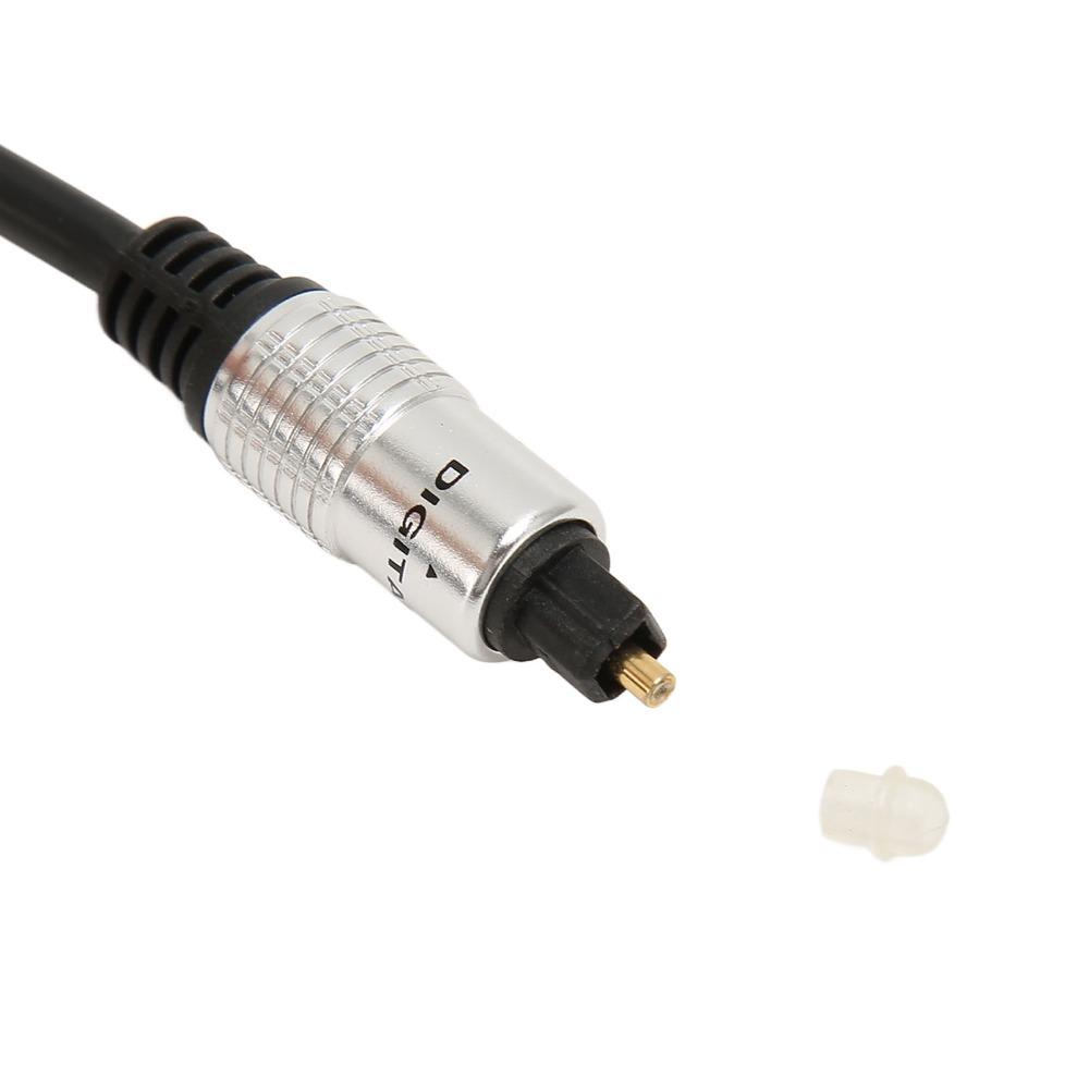 Clear Sound Optical Sound Cable Aluminum Alloy Housing Fiber Optic Cable Home Theater Systems