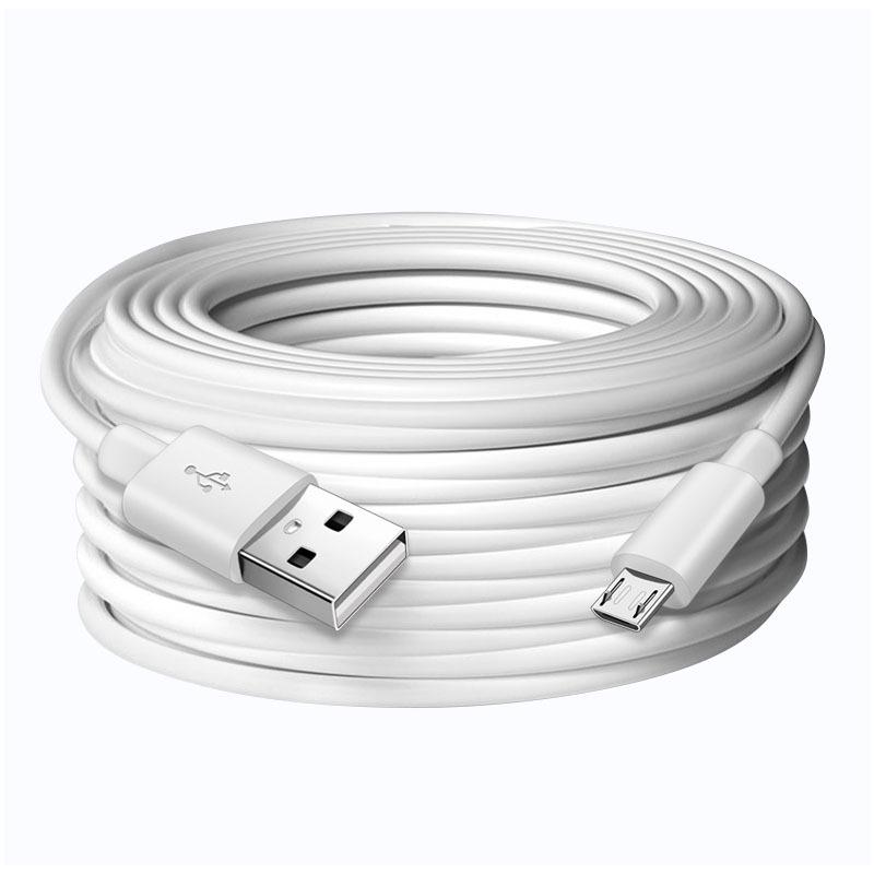 Extended USB-C Power Cable for Android, 3m/5m/10m, Ideal for Surveillance Cameras