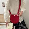2 Cute Eggshell Bags Macaron Plush Oval Cute Little Crossbody Shoulder Bag Underarm Bag