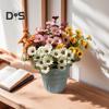 1/2 шт. Имитация цветочной композиции, не требующая особого ухода, реалистичный искусственный цветок для дома, сада, внутреннего и наружного декора