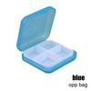 Mini Organizer Case 4 Grids Pill Box Tablet Pill Case Travel Drug Dispenser Storage Container Medicine Boxes Dispensing Medical