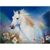 Diamond Painting Fire Horse Full Round Rhinestones Pictures Cross Stitch