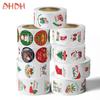 500 Sheets Merry Christmas Stickers Holiday Stickers For Party Envelopes Stationery Cards Labels Gift Seals Stickers Decoration