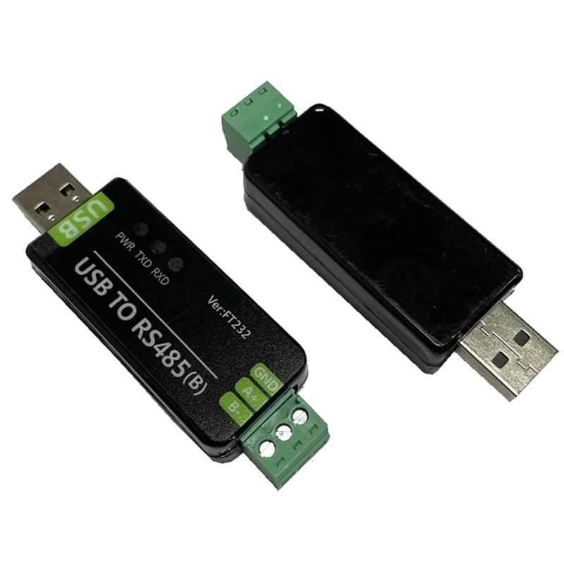 USB to RS485 Serial Port Adapter Communication Module Serial Module Connector For Data Acquisition FT232RNL/CH343G