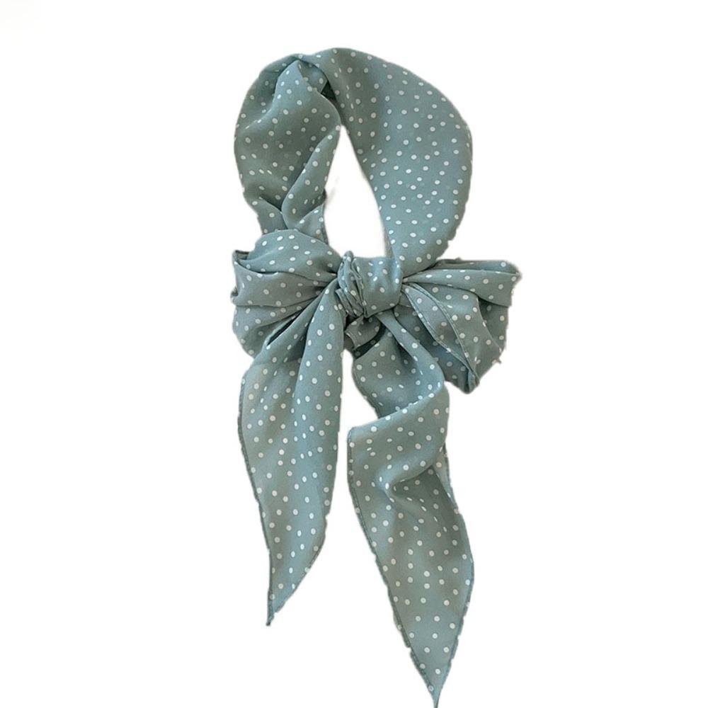 Printed Polka Dot Scarf Ribbon Long Scarves Retro Scarf Headband  Dressing Decoration
