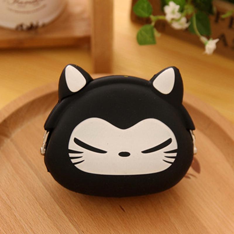 Силиконовый кошелек для монет, милый поросенок, кошка, лягушка, желтая утка, панда, сова, собака, кошелек, детский женский мини-сумка