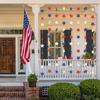 Patriotic Star Garland Banner Streamers Red White and Blue - 59 FT 6 Strands - Patriotic Decorations for 4th of July, Independence Day, Labor Day,