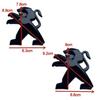 GLZU2 Для Peugeot 307 107 207 407 408 308 206 406 507 508 1008 5008 3008 Наклейка Металлический Передний Значок Автомобиля Значок Заднего Багажника Декорация