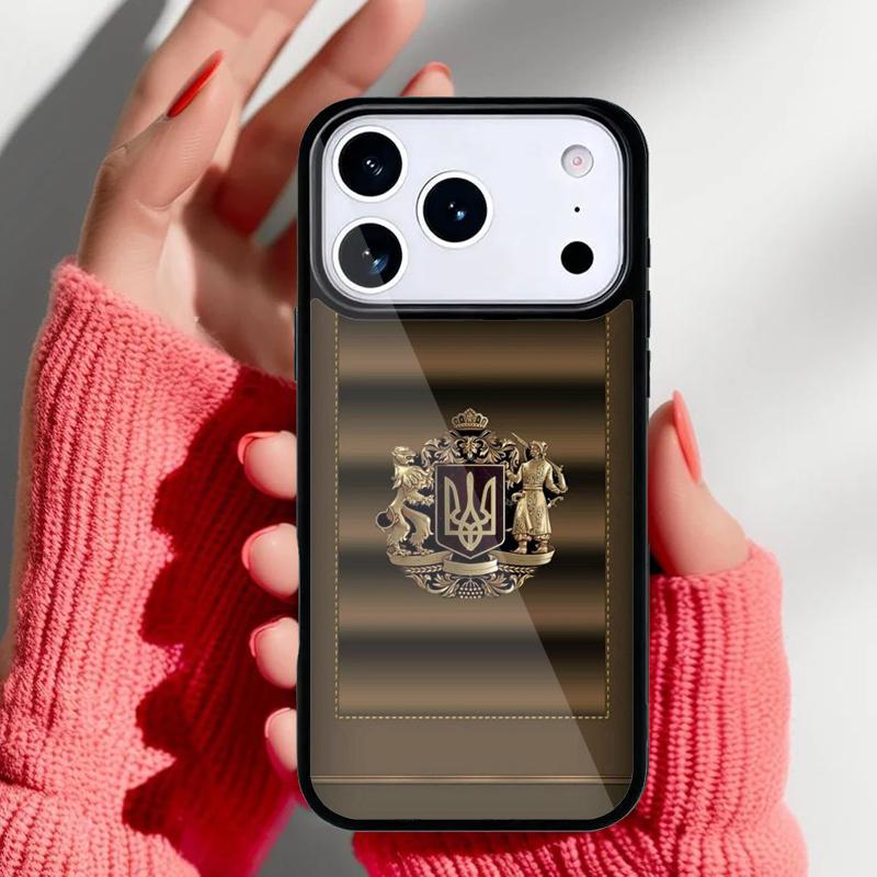 Чехол для телефона с флагом Украины для iPhone 17 Air 16e 15 14 13 Pro Max Задняя крышка для 12 11 Pro Coque