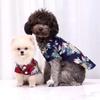 Summer Breathable Pet Beach Shirts for Dogs Cute Hawaii Casual Dog Cat Clothing Floral T Shirt for Small Dogs Chihuahua Clothes