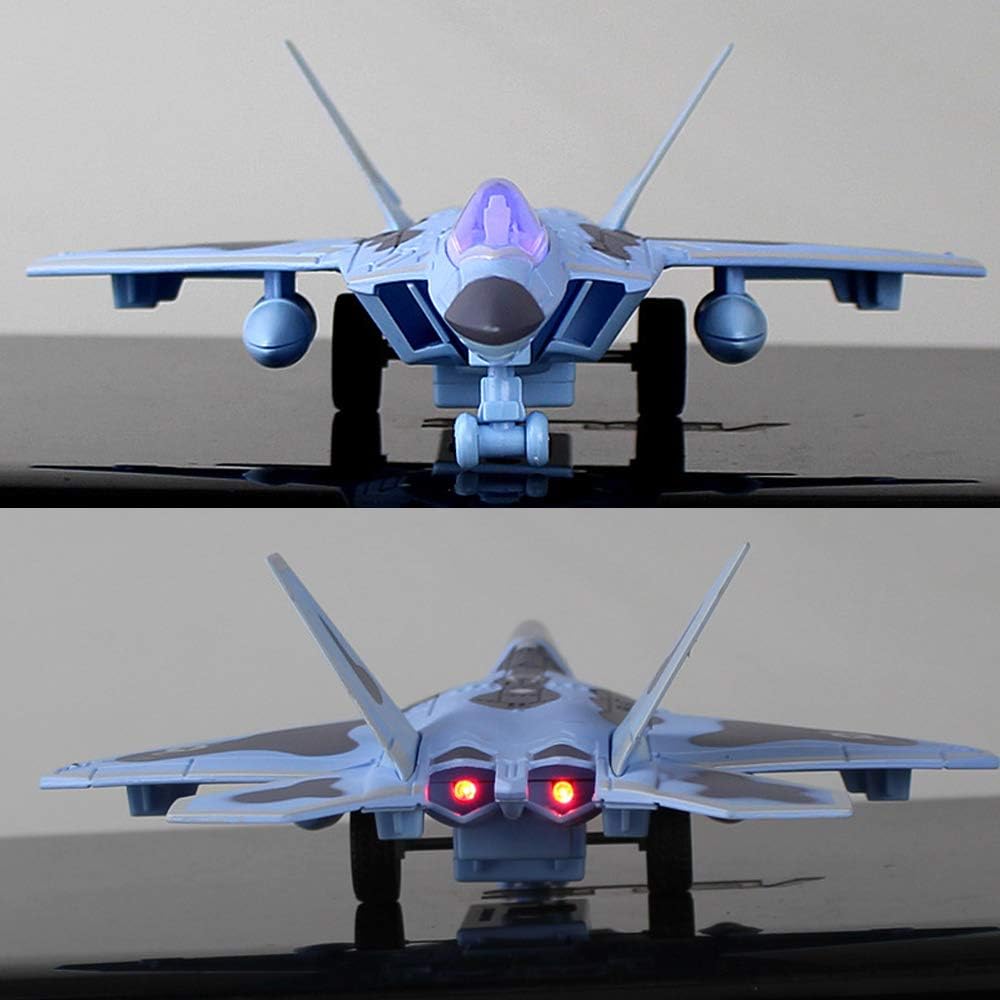 Масштаб 1/100 F-22 Raptor Fighter Jet, литая модель самолета, охотничья игрушка