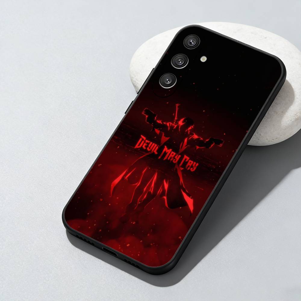Чехол для телефона D-Dante D-Devil-l May C-Cry для Samsung Galaxy A73, A72, A71, A70, A52, A51 Другие Мягкий Черный Чехол
