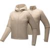 Training Series Sports Casual Simple Solid Color Loose Jacket Women Jacket Walnut-Khaki 162447626S-1