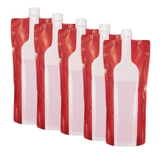 Liquor Pouch Useful Carry Easily Lightweight Wine Bag Beverage Wine Liquor Pouch Beverage Pouch Kitchen Tools
