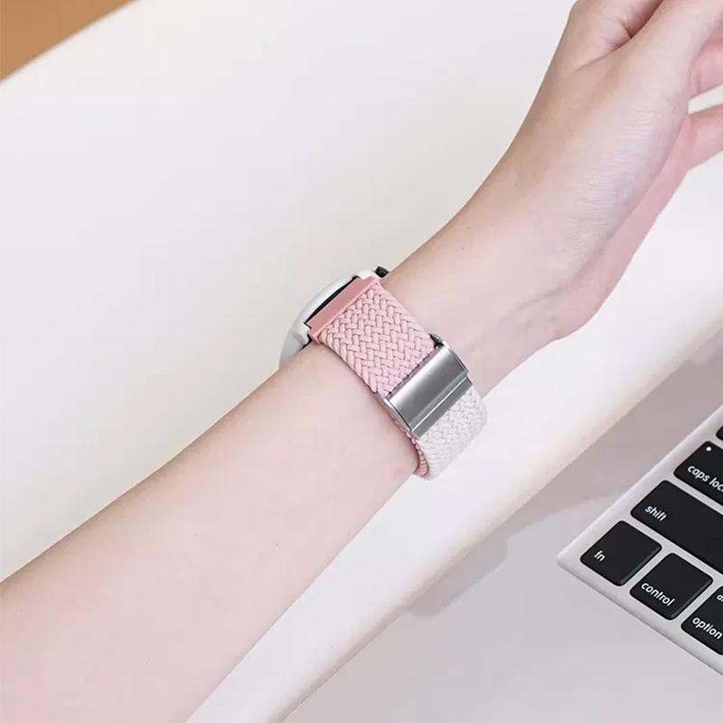 20mm/22mm Strap for Samsung Galaxy Watch 4 5 Pro Active 2 Gear S3 Braided Solo Loop Bracelet Correa Huawei Watch GT 2 3 Band