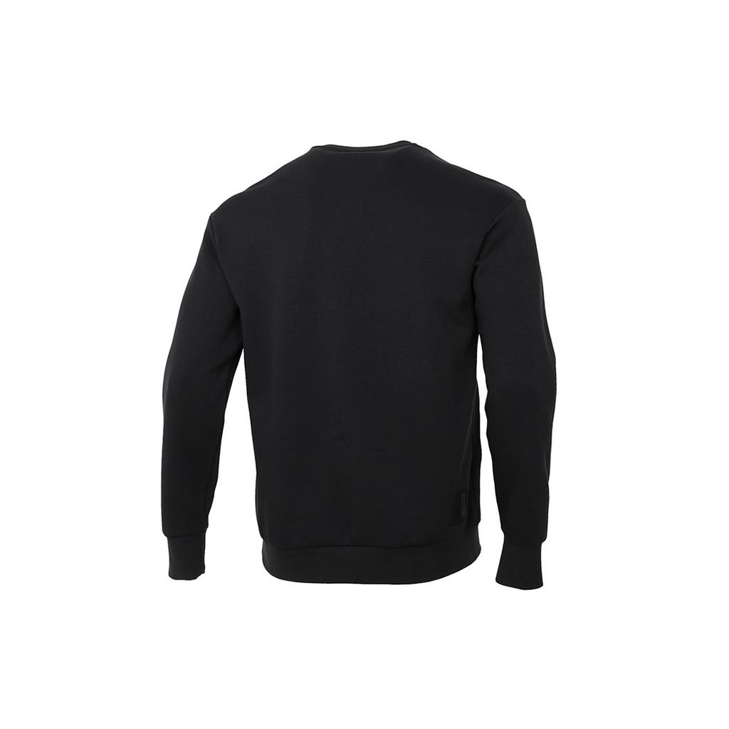 adidas Wj Swt Logo Printing Sports Round Neck Pullover Black Men's GP0918