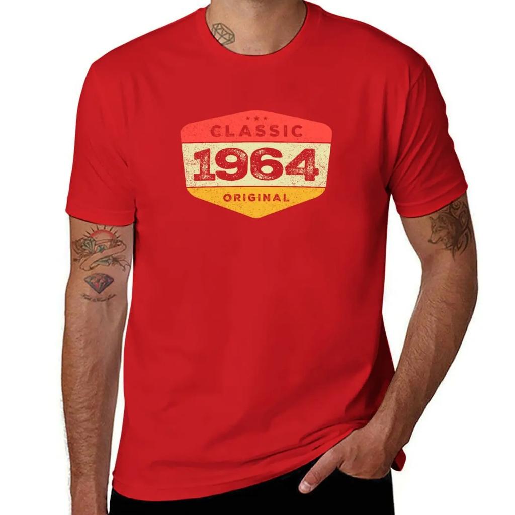 Classic 1964 60 Birthday Vintage T-Shirt cheap stuff graphic t shirt vintage aesthetic clothes men workout shirt