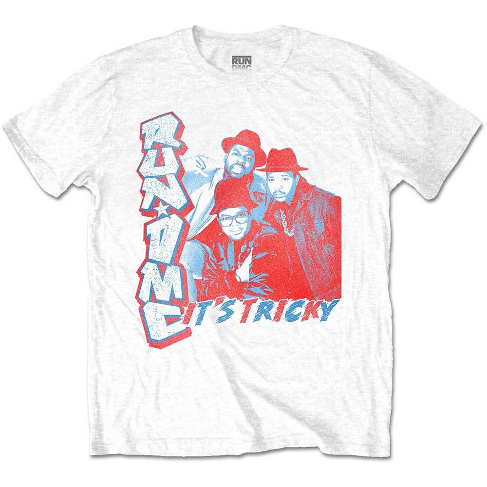 Men's Run DMC It's Tricky T-shirt Medium White