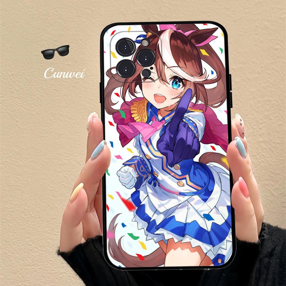 Чехол для телефона Аниме Ума Мусуме Претти Дерби Токай Тейо Для IPhone 16 15 14 11 12 13 Mini Pro XS Max Чехол 6 7 8 Plus X Funda Shell