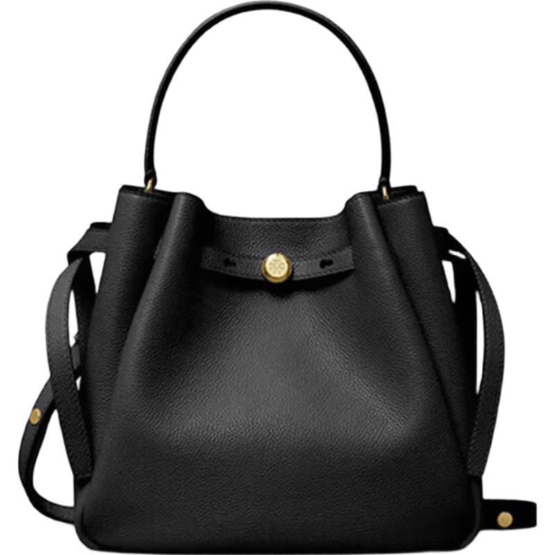 Tory Burch Romy Leather Shoulder Bucket Bag