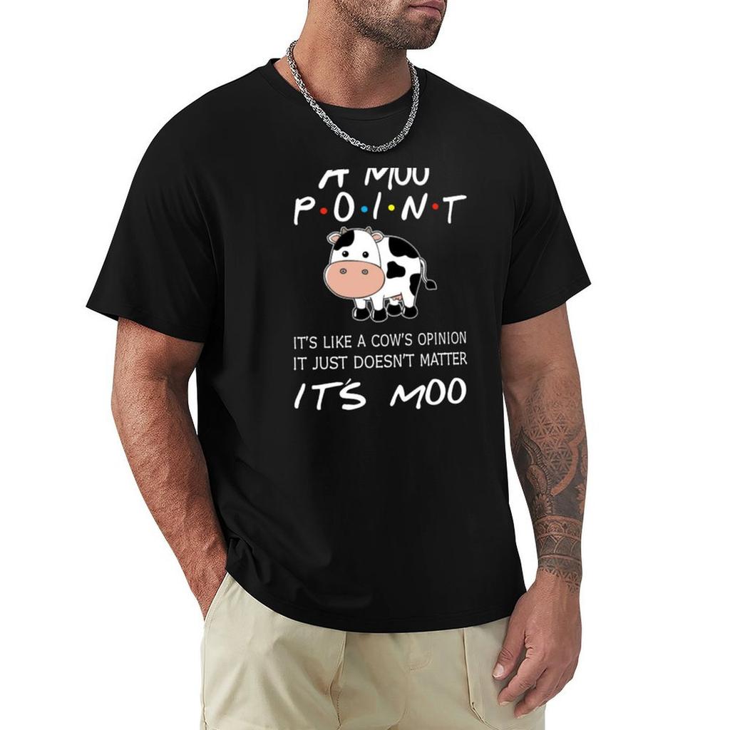 Футболка A Moo Point It’s Moo Friends новая коллекция одежда в стиле аниме мужские футболки