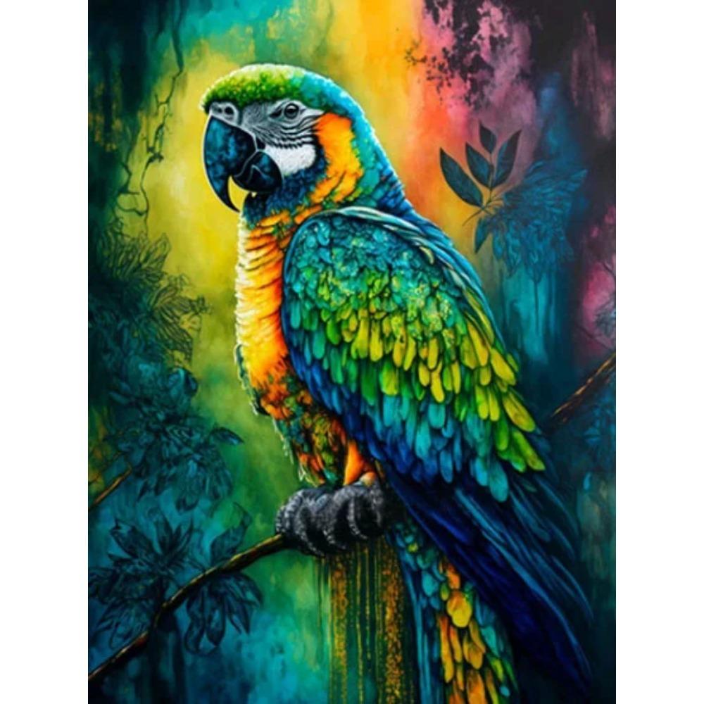 Алмазная картина, полная дрель, конфетный дом, круглая алмазная живопись, ручная работа, искусство, птица, сделай сам, алмазная мозаика, картина, украшение дома