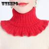 1PC Warmer Scarf Detachable Knitted Fake Neck Covers Women Autumn Winter Collar Accessories