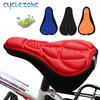 Седло для горного велосипеда 3D Мягкое Толстое Дышащее Чехол для велосипедного сиденья Подушка для велосипедного сиденья Силиконовая Губка Аксессуар для велосипедистов