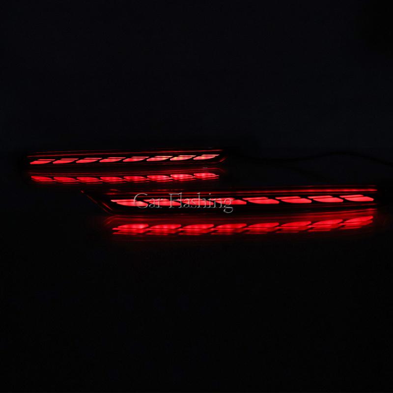 Car LED Rear Bumper Light For Toyota Land Cruiser LC300 2024 2025 Reflector Signal Reverse Lights Backup Brake