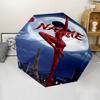 Custom Name Ladybug Theme Automatic Umbrella, Lightweight & Portable, 8 Rib, Perfect for Outdoor Travel, Birthdays, Christmas, Gifts.