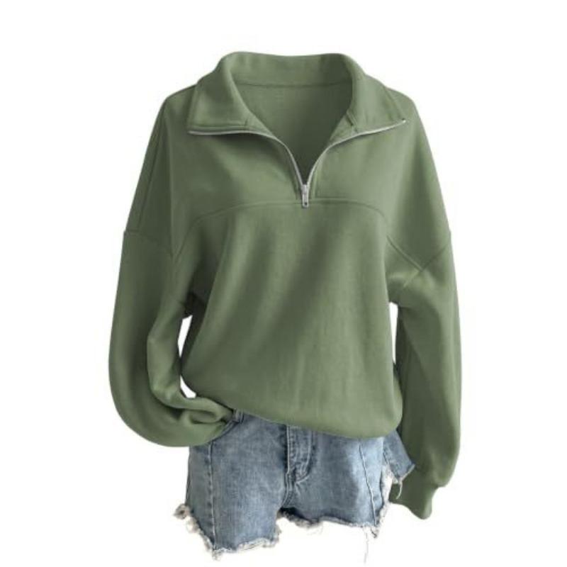 Women S Loose Fit Pullover Casual Sweatshirt Autumn Style