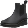 Short Boots Made In Japan Thick Sole Side Gore Easy To Wear IM69501 Black [Arch Contact]