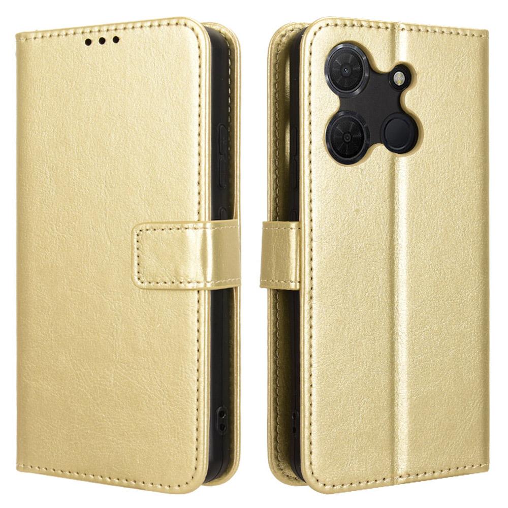 Для TCL 503 Чехол Текстура Crazy Horse Искусственная Кожа Чехол-кошелек для телефона