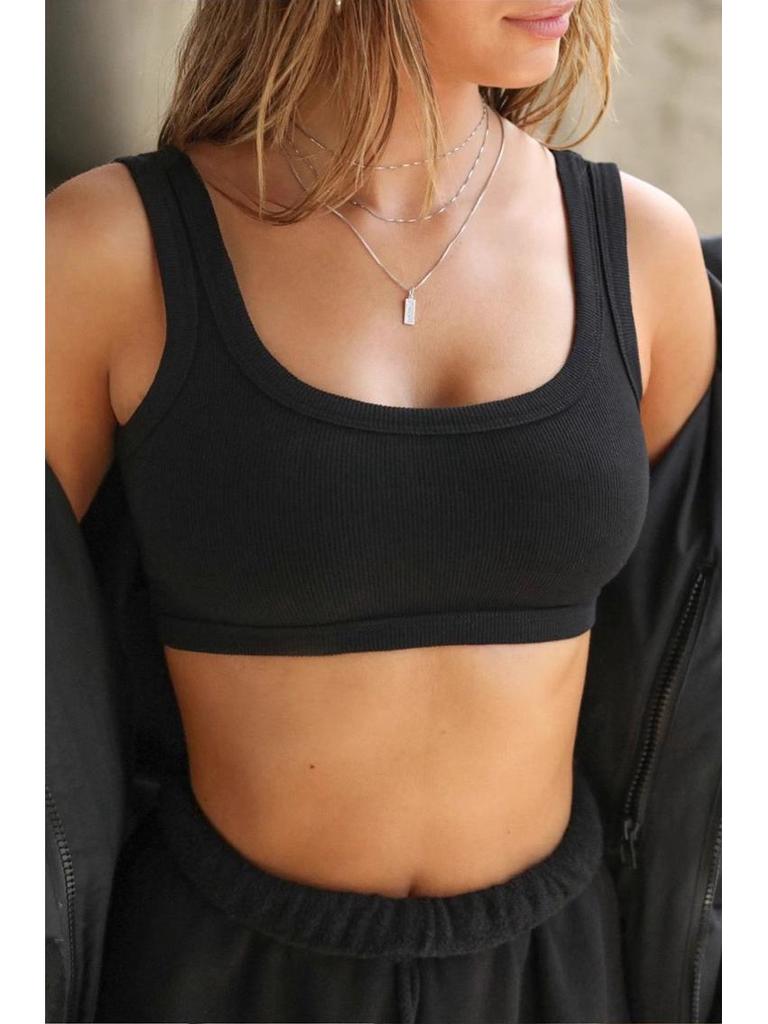 Европейский и американский женский спортивный жилет в рубчик: Сексуальный бюстгальтер для йоги и верхняя одежда для бега