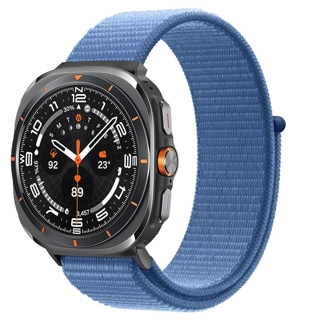 Ремешок для Samsung Galaxy Watch 7 Ultra Ремешок 47 мм умные часы Аксессуары Спортивный нейлоновый петлевой браслет Galaxy watch 2026 Ultra 47 мм