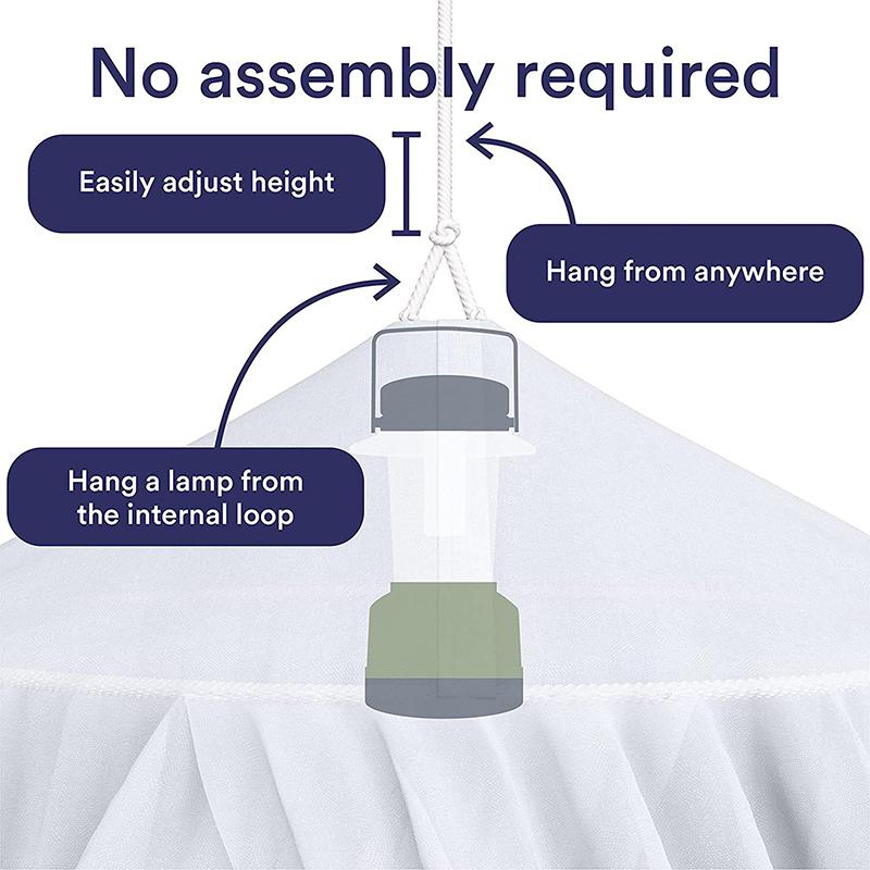 Подвесная купольная москитная сетка, летний подвесной декор для дома, спальни, летняя полиэстеровая сетчатая ткань, элегантная для детей и взрослых, для двуспальной кровати