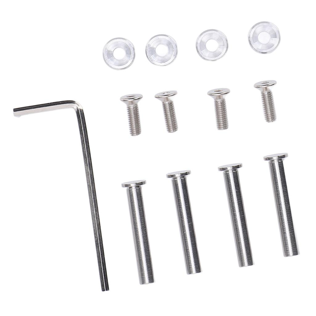 Винты для корпуса компьютера, вентилятора, CPU, крепления вентилятора охлаждения ПК, набор из нержавеющей стали с шайбами, анодирование цвета