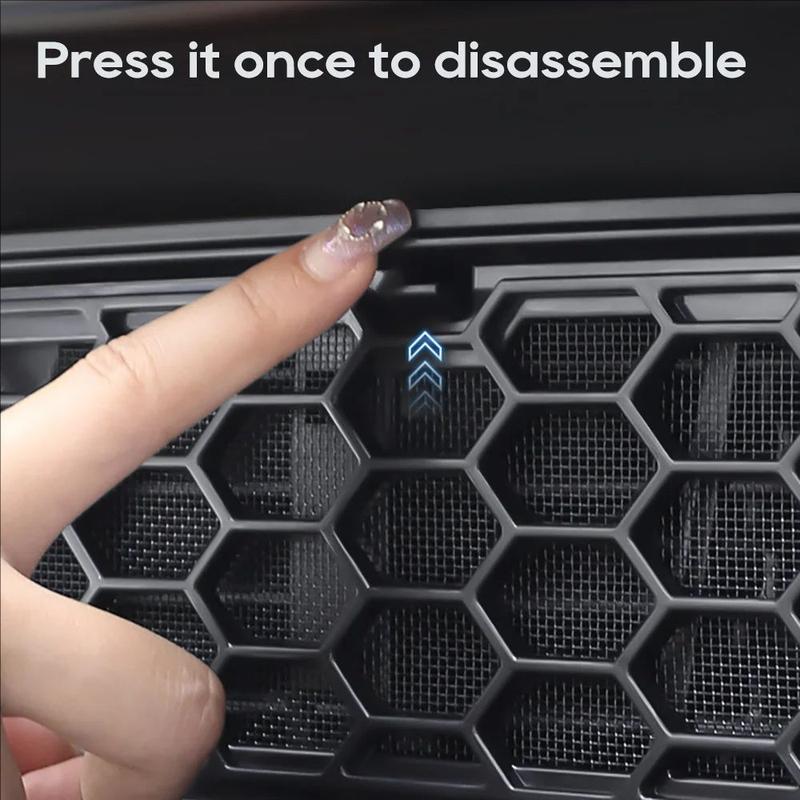 for Tesla Model Y Juniper 2025 Model 3 Highland Front Grill Guard Grille Inserts Mesh Anti Insect Net Cover Bumper Grid Filter