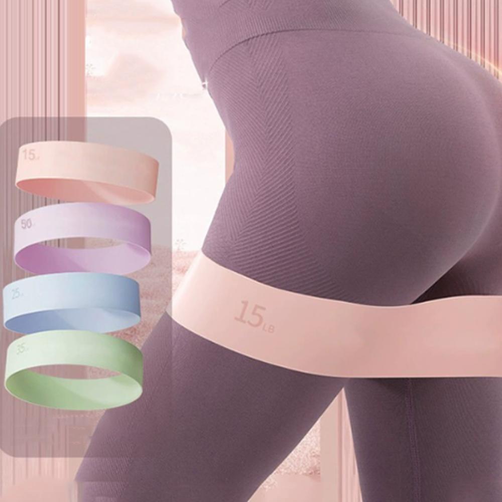 15LB 25LB 35LB Yoga Band Stretch Strap Fitness Bands Yoga Elastic Ring Home Exercise