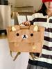Rilakkuma Japanese Cartoon Cute Design Student Backpack for Women - Large Capacity, Versatile Bag