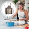 Funny Apron with Hidden Pocket, Creative Gag Gift compatible Men, Unique Prank Idea
