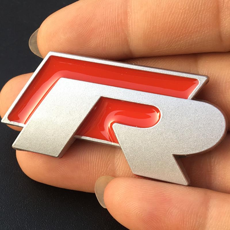 Значки на автомобиль Golf CC Magotan Sagitar POLO R: Наклейки R-Line на бок, заднюю часть, решетку радиатора