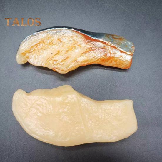 5 шт. имитация мяса рыбы, реалистичная поддельная рыбная фигурка, украшение для стейка, фотореквизит, реалистичная ролевая игра, статуэтка для витрины, украшение для витрины