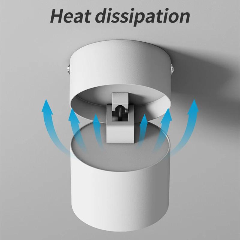 Современный светодиодный потолочный светильник 220 В переменного тока, накладной, точечный светильник для дома, спальни, гостиной, магазина, офиса, лампы с 3-цветным освещением