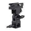 Black Hot Shoe Flash Umbrella Holder Light Stand Bracket For Photo Video Photography